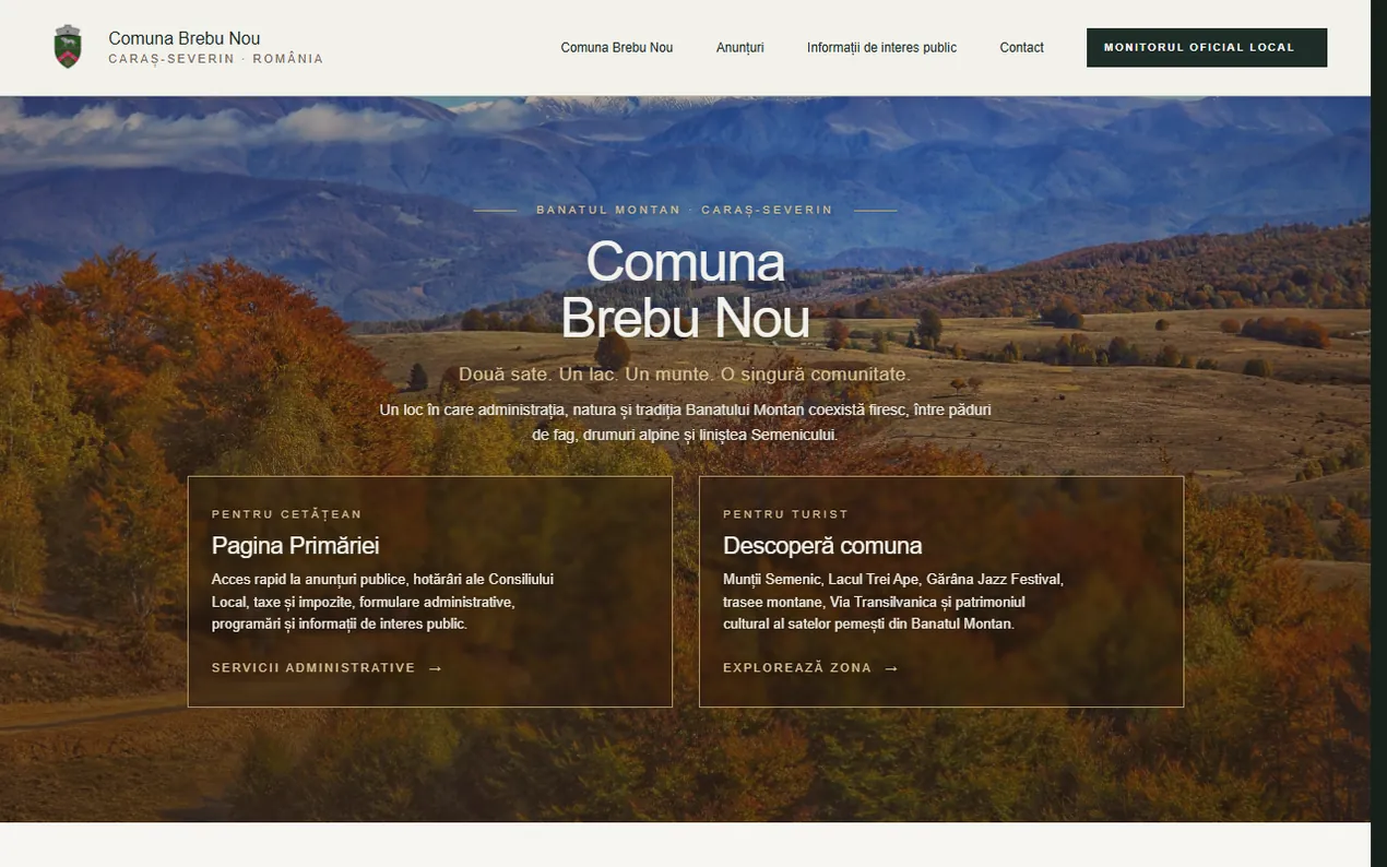 brebunou.ro - captură din site-ul livrat