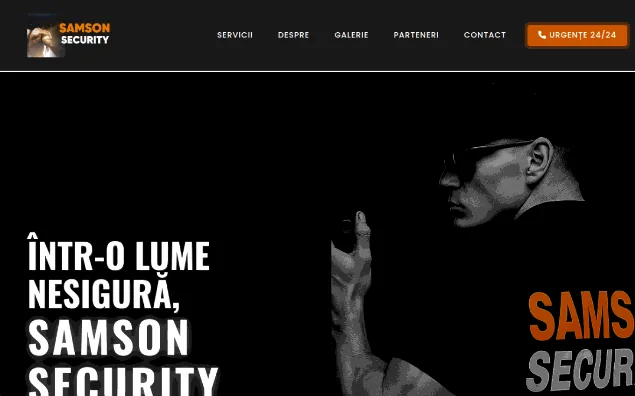 Samson Security - captură din site-ul livrat